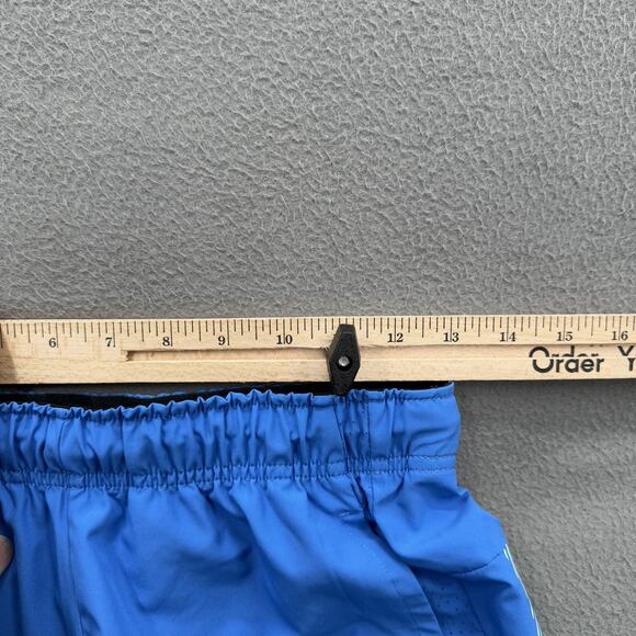 Nike Shorts Mens Small Blue Dri-FIT Mesh Liner Elastic Waist Drawstring Swoosh - Picture 6 of 9